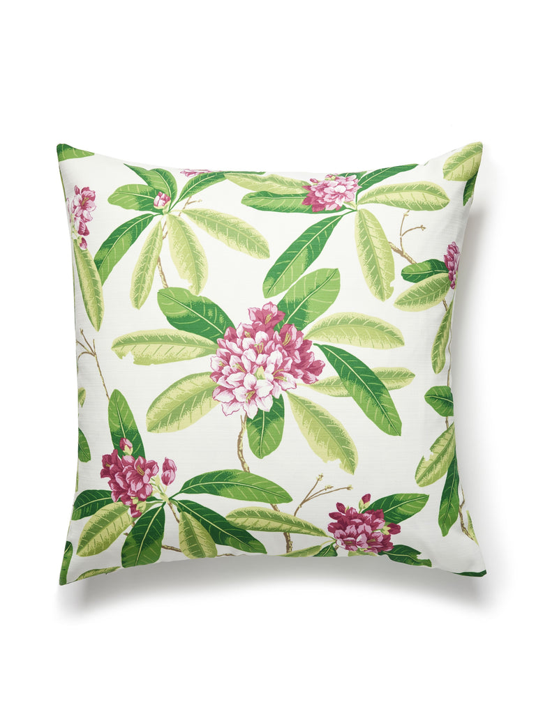 Rhododendron Outdoor Pillow - 22 X 22 - Fuschia