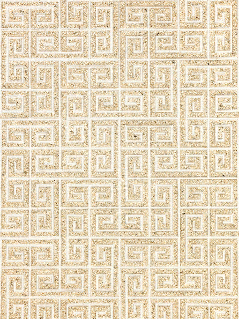 Fret Mosaic Grasscloth Wallcovering