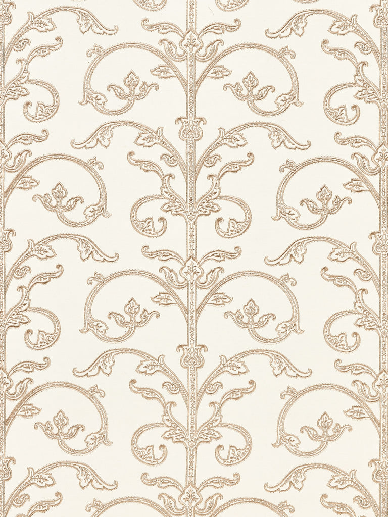 Saxony Scroll Wallcovering