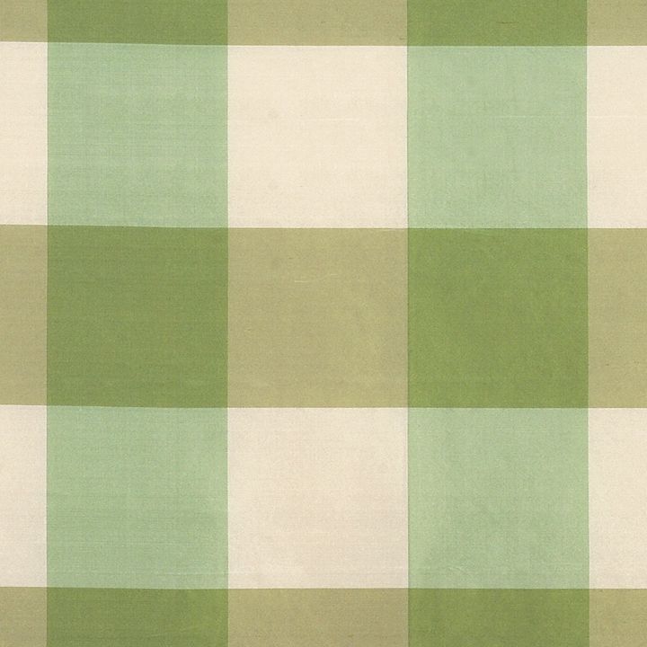 Woodland Check - Green & Ivory