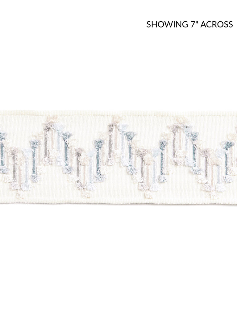 Sayuri Embroidered Tape - Cloud