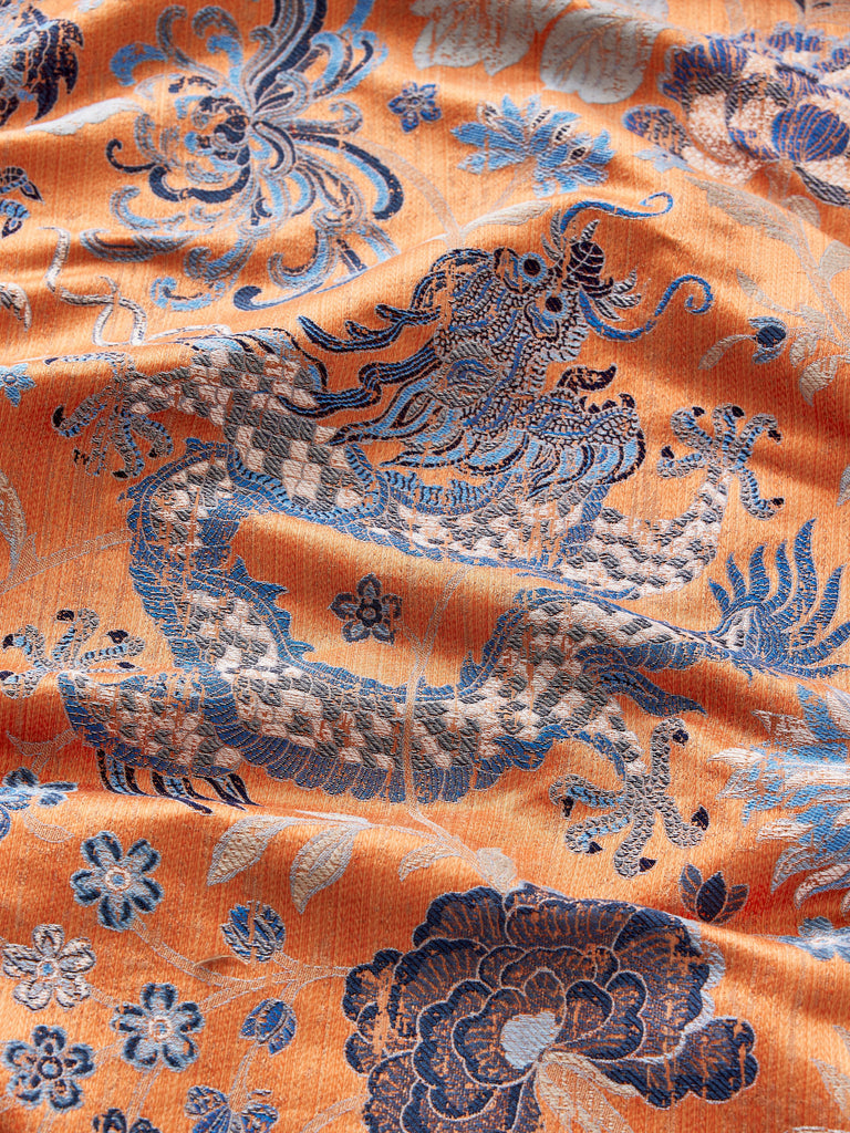 Dragon Tableau - Persimmon Blue