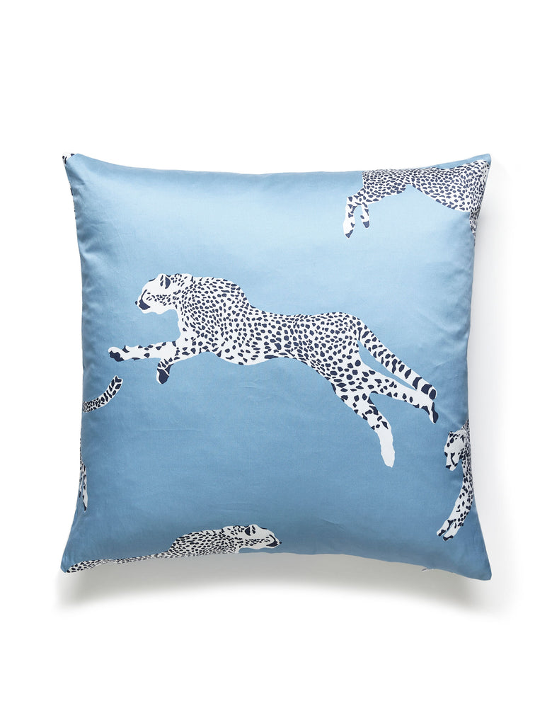 Leaping Cheetah Pillow