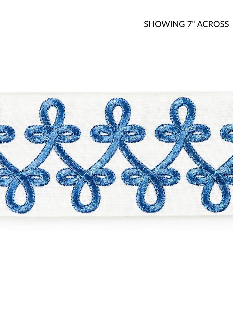 Empress Embroidered Tape - Porcelain