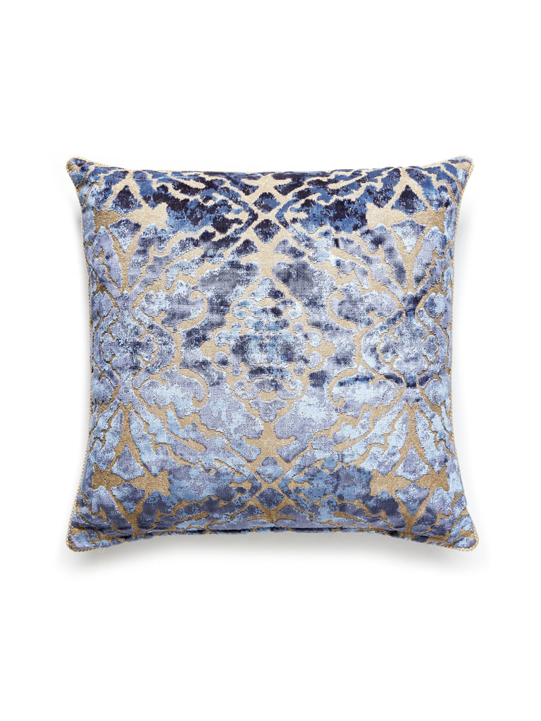 Palazzo Velvet Pillow - 22 X 22 - Indigo