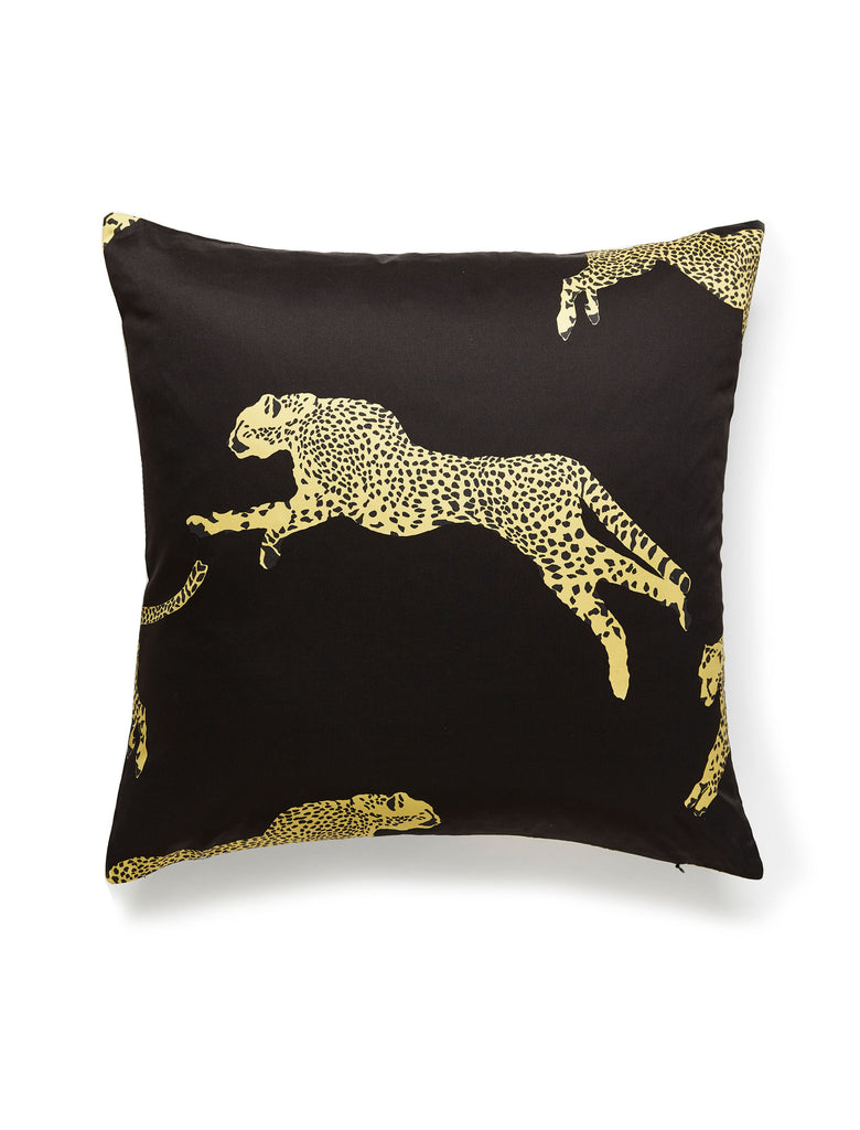 Leaping Cheetah Pillow