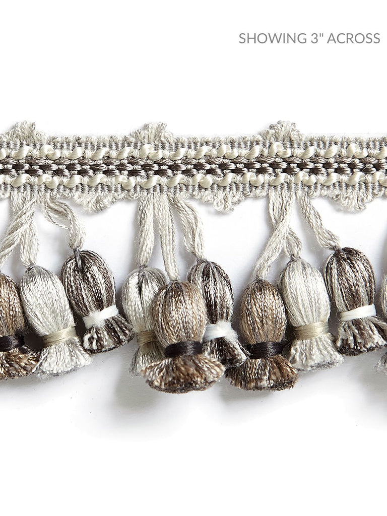 Newport Tassel Fringe - French Grey