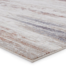 Vibe by Jaipur Living Oberon Abstract Light Gray/ Brown Runner Rug