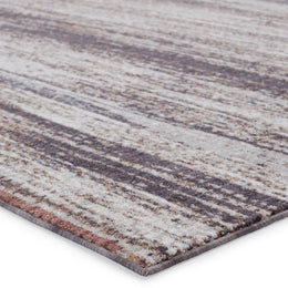 Vibe by Jaipur Living Favre Abstract Light Gray/ Charcoal Runner Rug