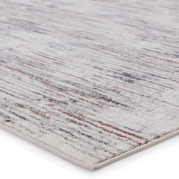 Vibe by Jaipur Living Wystan Abstract Gray/ Burgundy Runner Rug