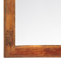 Journee 54" Tall Rectangular Distressed Painted Reclaimed Hardwood Framed Mirror