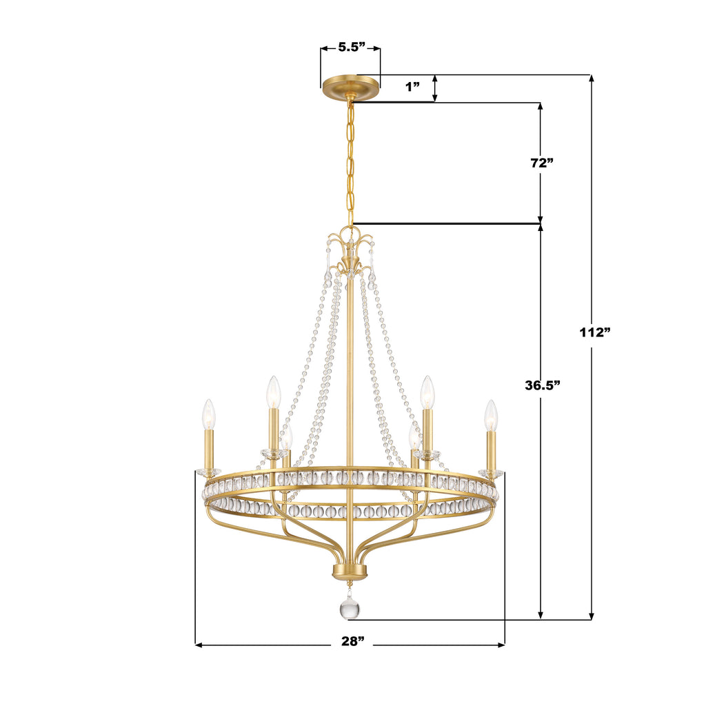 Silas 4 Light Semi Flush