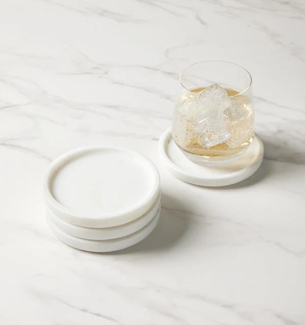 Calanna - Set of 4 Boxed Marble Coaster