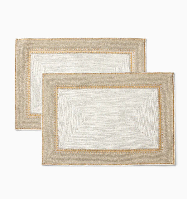 Perlina - Boxed Set of 2 Rectangular Placemat