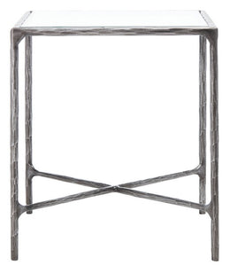 Jessa Forged Metal Square End Table