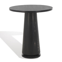 Valentia Tall Round Marble Accent Table