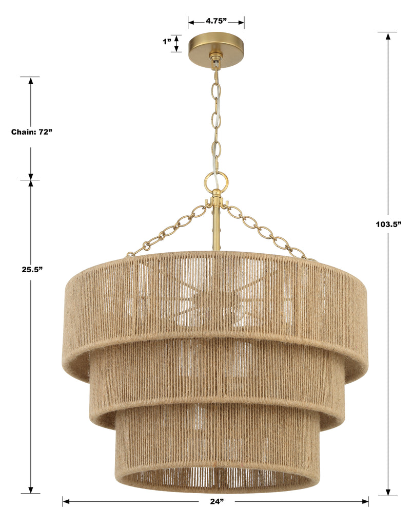 Shyla 10 Light Chandelier