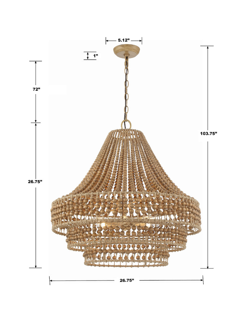 Silas 8 Light Chandelier