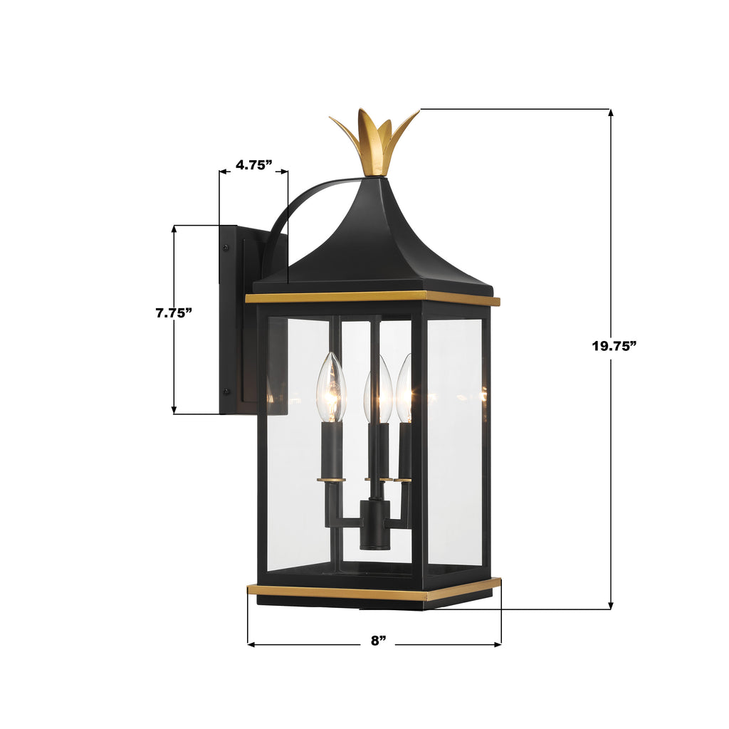 Simpson 4 Light Outdoor Sconce