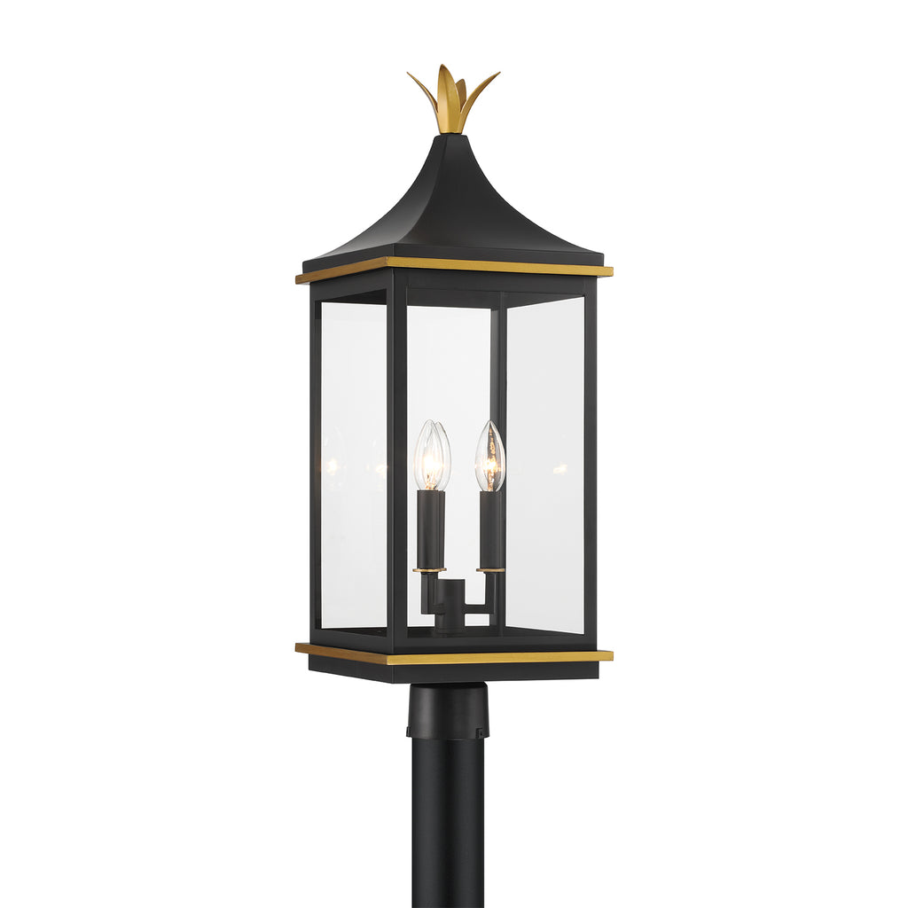 Simpson 3 Light Outdoor Post