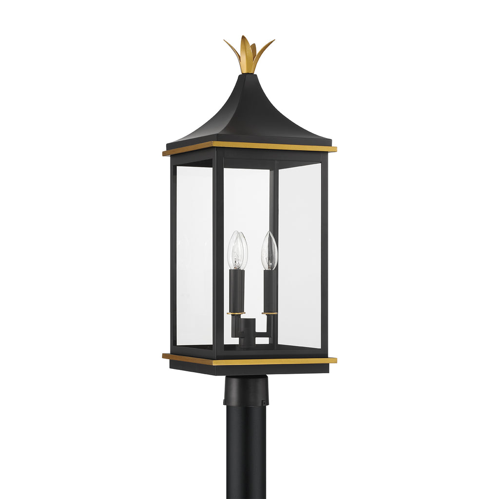 Simpson 3 Light Outdoor Post