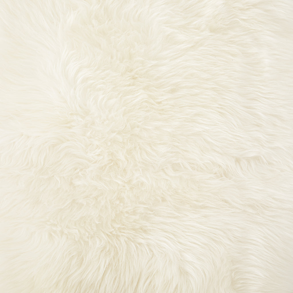 Lalo Lambskin Throw - Cream by Four Hands