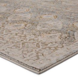 Vibe by Jaipur Living Hakeem Oriental Gray/ Gold Runner Rug