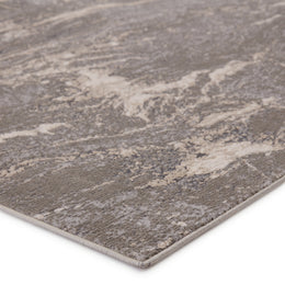 Vibe by Jaipur Living Druzy Abstract Gray/ Cream Runner Rug