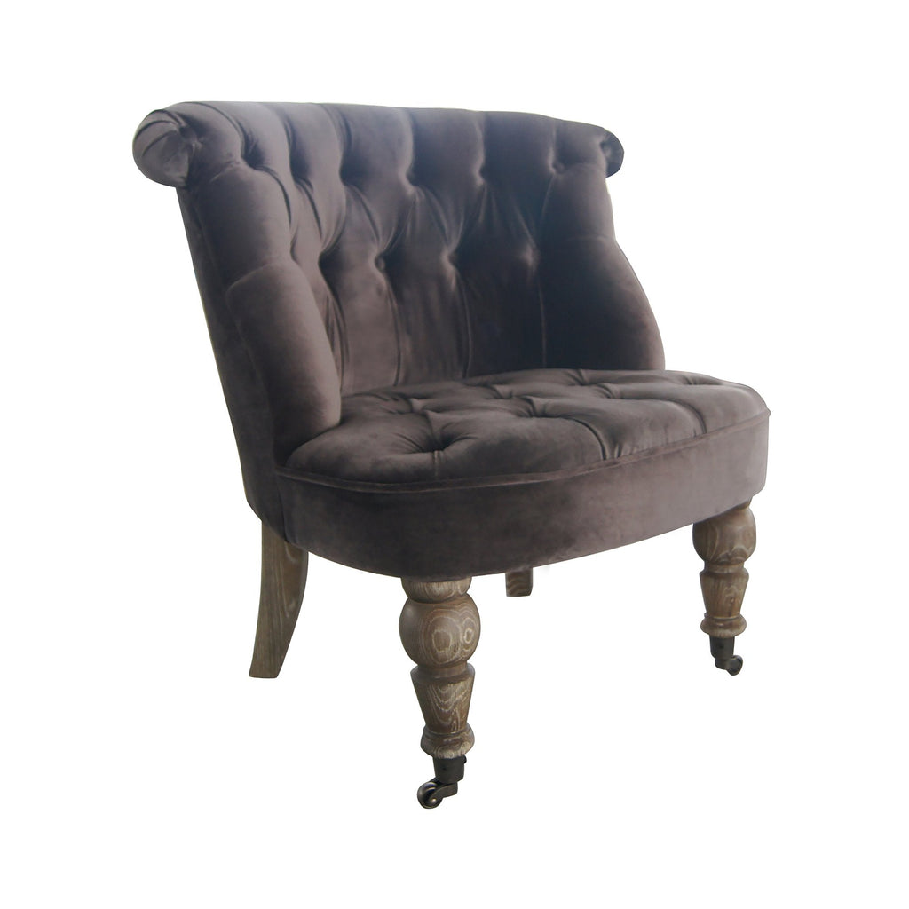 Winifred Chair - Royal Grey Velvet