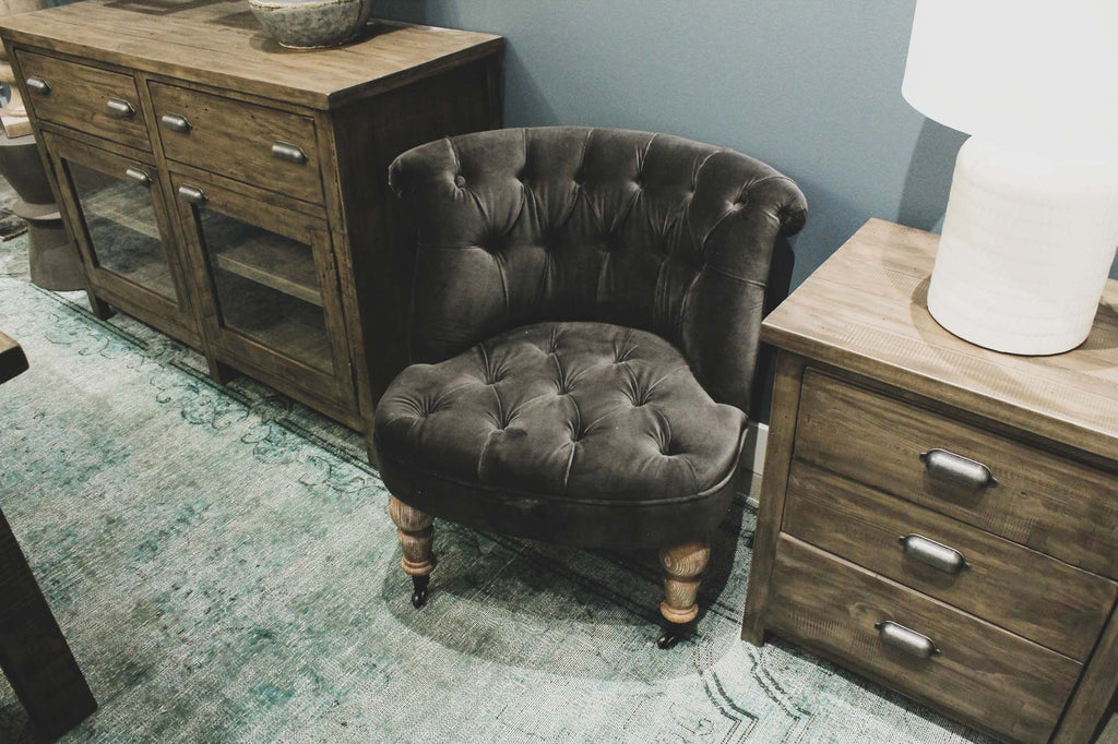 Winifred Chair - Royal Grey Velvet