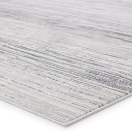 Vibe by Jaipur Living Zesiro Abstract Gray/ Ivory Runner Rug