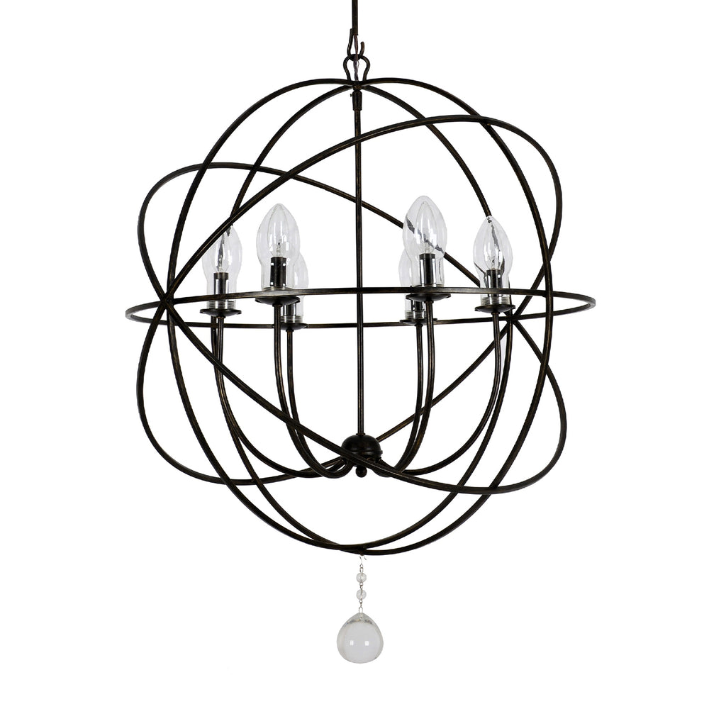 Solaris 6 Light Outdoor Chandelier