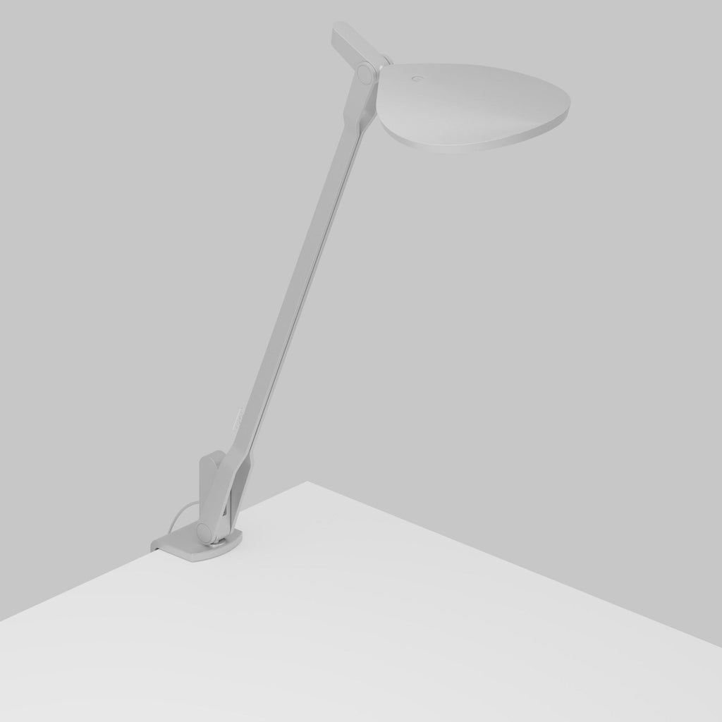 Splitty Desk Lamp With One-Piece Desk Clamp, Silver