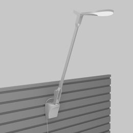 Splitty Pro Desk Lamp With Slatwall Mount, Silver