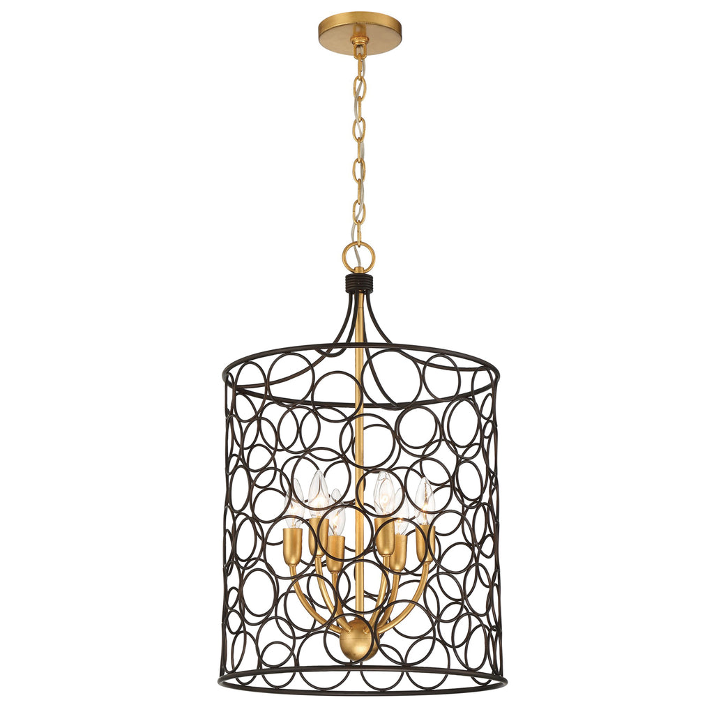 Stemmons 6 Light Lantern Chandelier