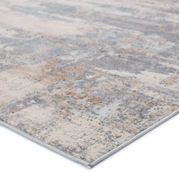 Jaipur Living Soltani Abstract Light Tan/ Gray Runner Rug