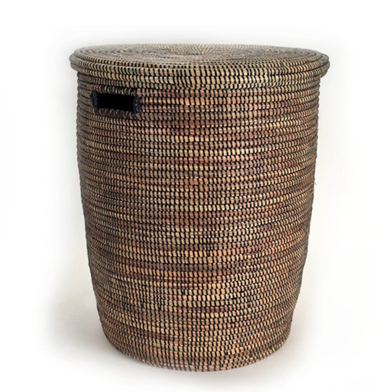 Black Flat Lid Basket   Large