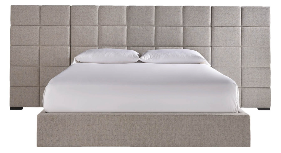 Modern Bacall Bed with Wall Panels