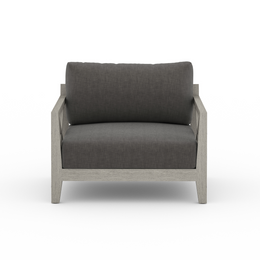 Huntington Outdoor Chair - Weathered Grey & Charcoal