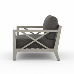 Huntington Outdoor Chair - Weathered Grey & Charcoal