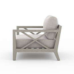 Huntington Outdoor Chair - Weathered Grey & Stone Grey