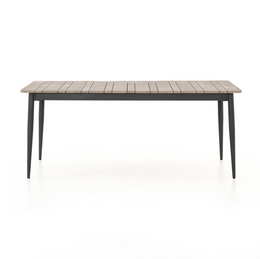 Wyton Outdoor Dining Table Weathered Grey - 95"
