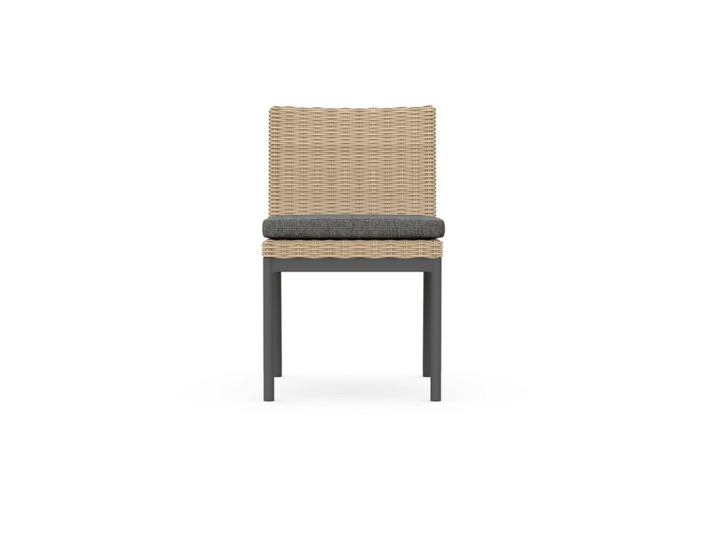 Pack Of 2 Terra Armless Dining Chair - Charcoal