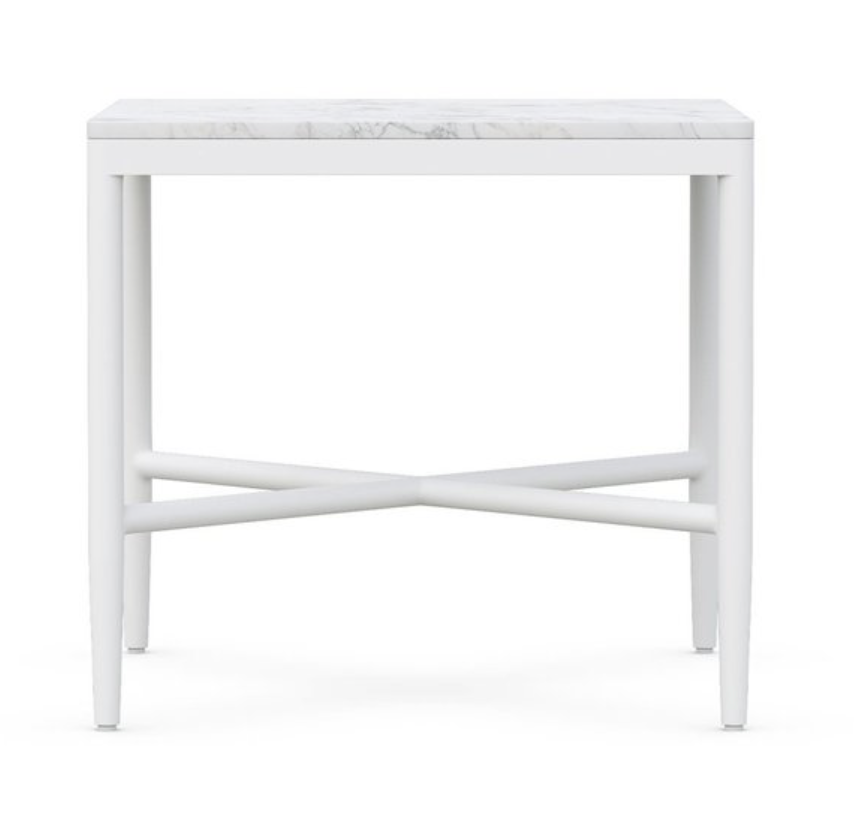 Corsica Side Table - White