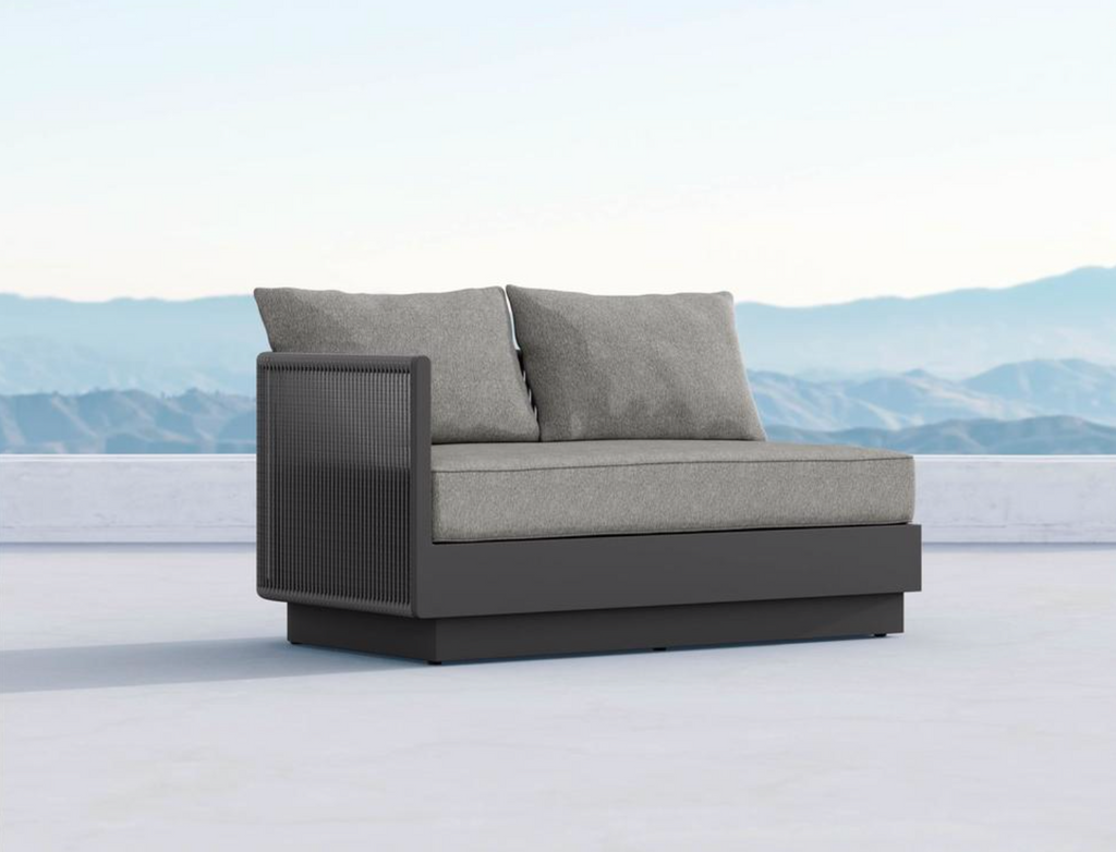 Porto Left Arm Sofa - Haze