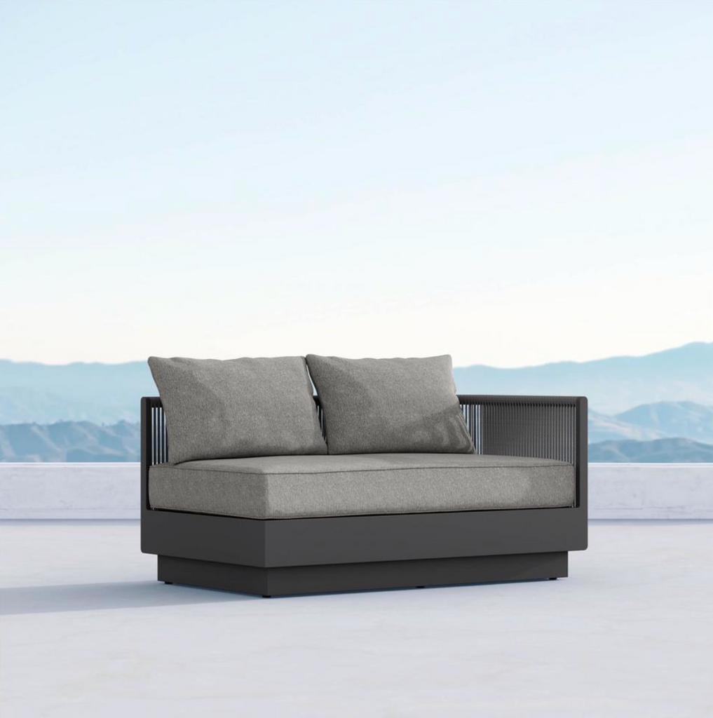 Porto Right Arm Sofa - Haze