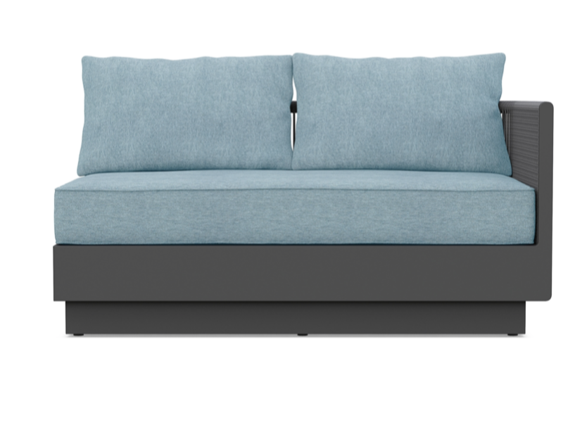 Porto Right Arm Sofa - Haze