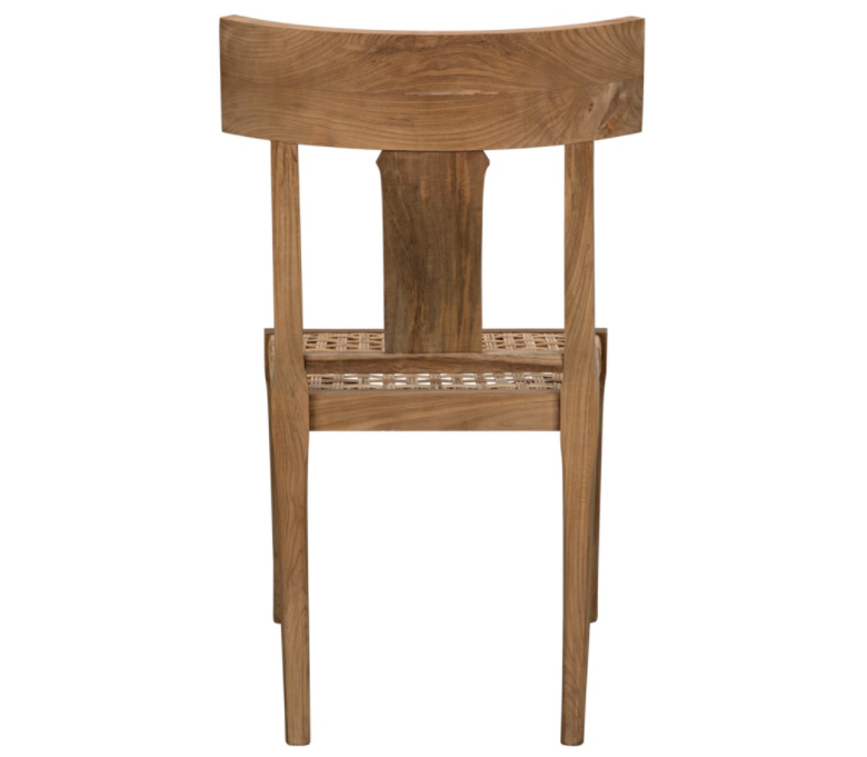 Athena Side Chair, Teak w/Caning