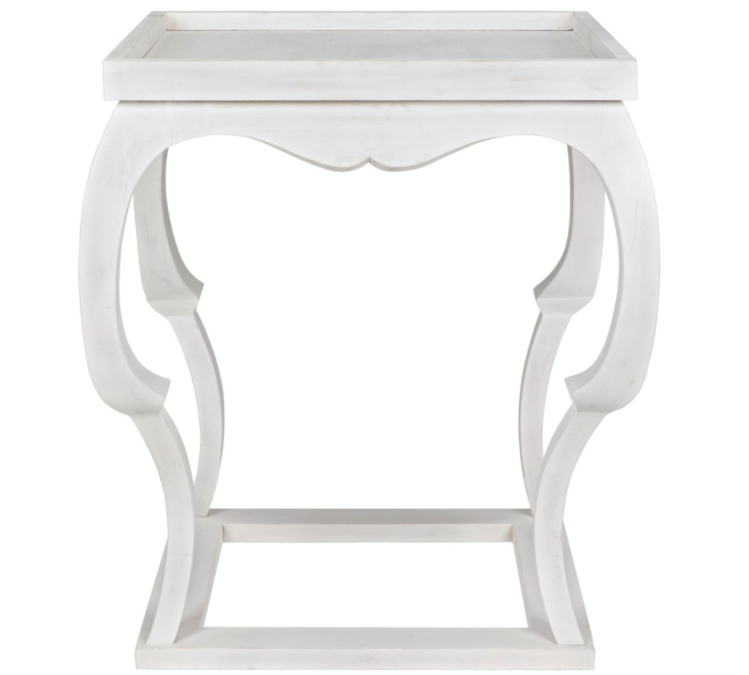 Bellini Side Table, White Wash