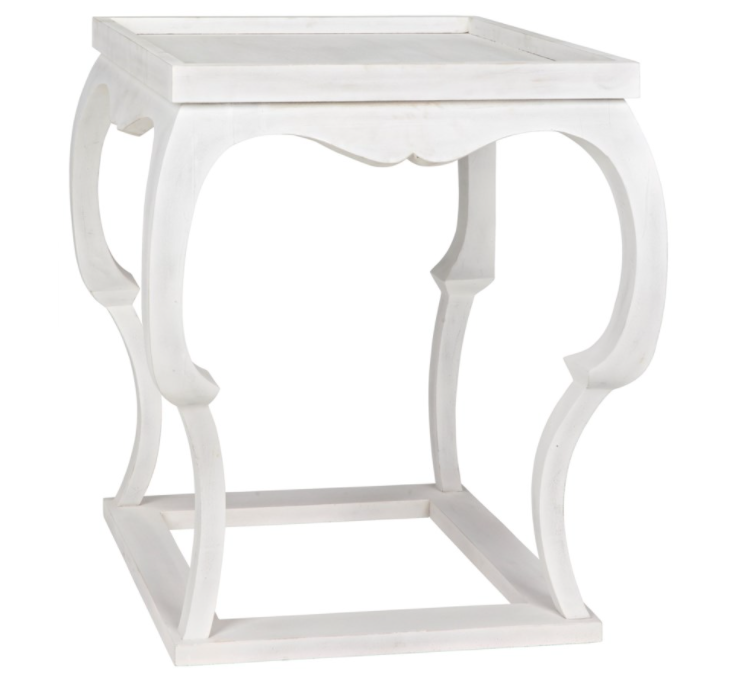 Bellini Side Table, White Wash